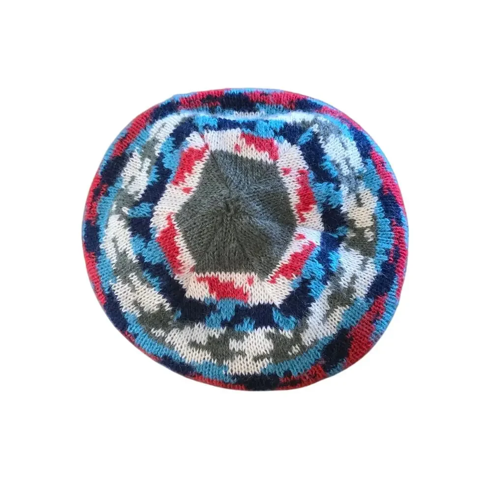 Vintage Hansen‎ Ladies Wool Knit Winter Beanie Sock Hat Zwicker Knitting Mills